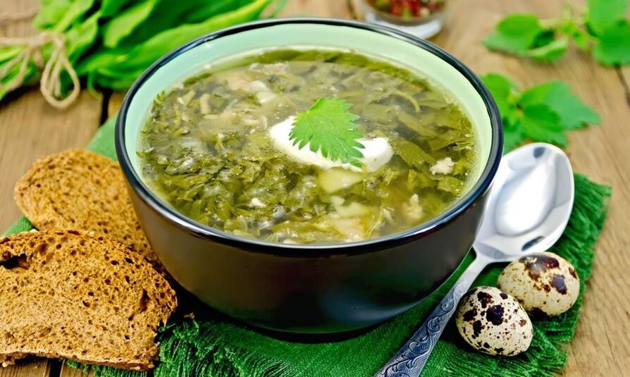 supă verde pentru o dietă leneșă